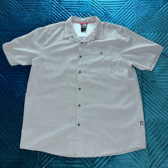 The North Face Mens Brown Short-sleeve Dress Sun Shirt Large - Picture 1 of 8